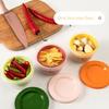 Plastic Food Storage Container Drainable Prep Box Sealed Fresh Keeping Box For Fruit Vegetable Refrigerator Kitchen