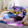 Custom 1pc Powerful Female Fighter Blanket, Soft And Comfortable Blanket, Casual Warm, Camping Travel Blanket, Birthday Gift Q912138