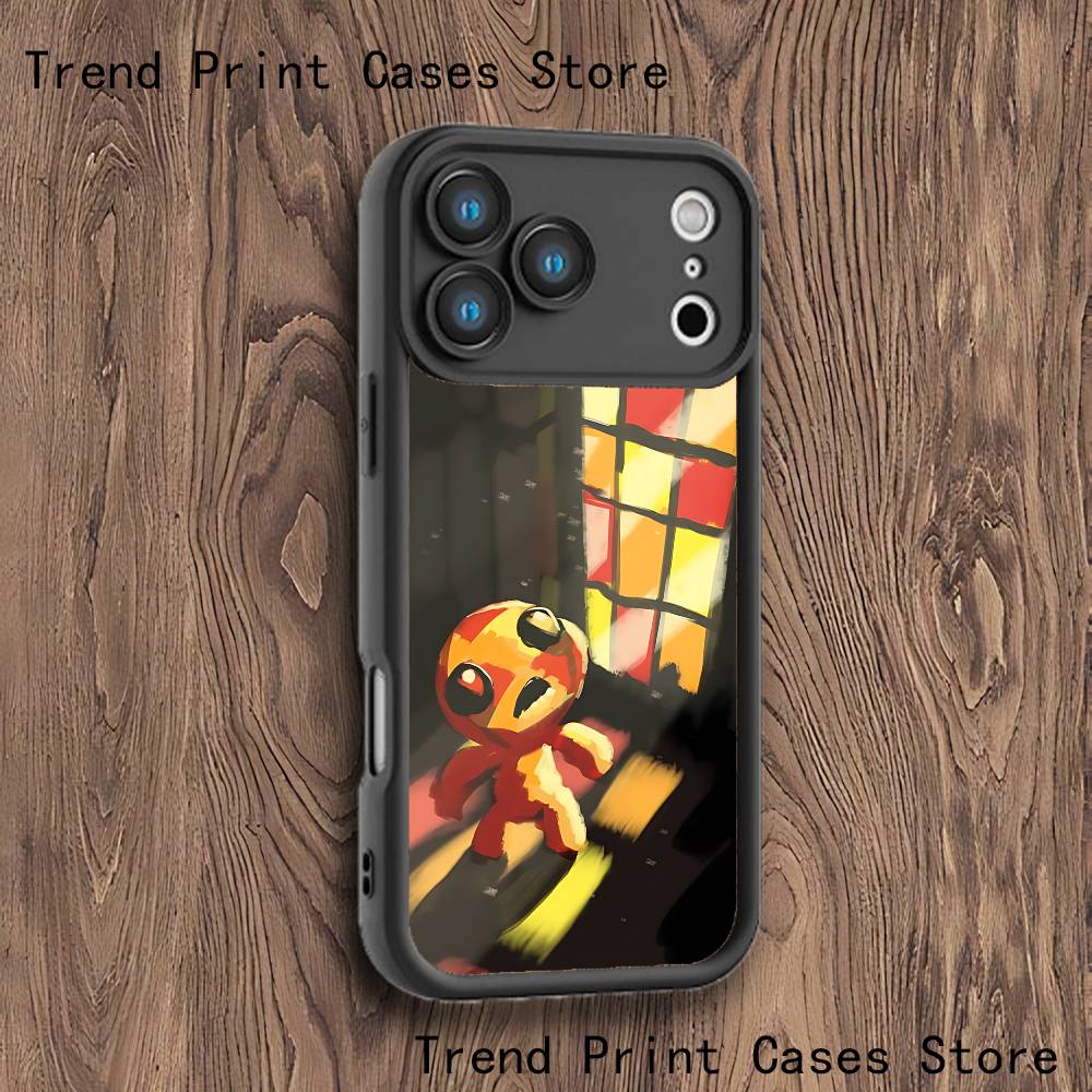The B-Binding of I-Isaac Phone Case For iPhone 17,16,15,14,13,12,11,Pro,Max,Plus,X,XS,SE4,E,Mini Black Thickened border Case