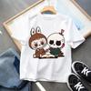 Monster Elf Cartoon Graphic Printed T-shirt Kids and Women Tees Top Summer Casual Men's Unisex Short Sleeve Clothing