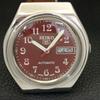 JAPAN VINTAGE SEIKO 5 AUTOMATIC 6309A MENS RED COLOR DIAL WATCH A700493-5 R203-a700493
