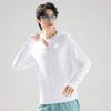 UPF10 + Couple Sunscreen Clothes, Ice Silk Original Yarn Brim, Desquamable Skin Clothes, Breathable Thin Coats for Men and Women