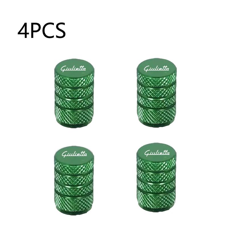 For Alfa Romeo Giulietta Accessories Car Wheel Tire Valve Caps Tyre Stem Covers Airdust Waterproof ysdf45