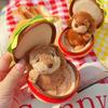 Dachshund Hamburger Plush Keyring For Collectors And Anime Fans