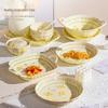 Diruien Cream Style Ceramic Dinnerware Set