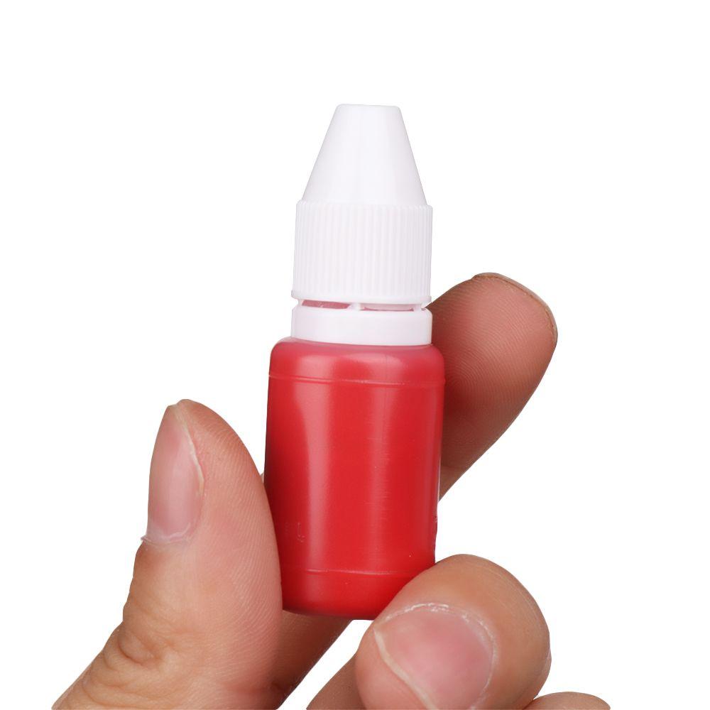 Schulbedarf Blau Lichtempfindlich Stempel Rot 10ml Blitz Nachfülltinte Stempelkissen Stempelölkissen