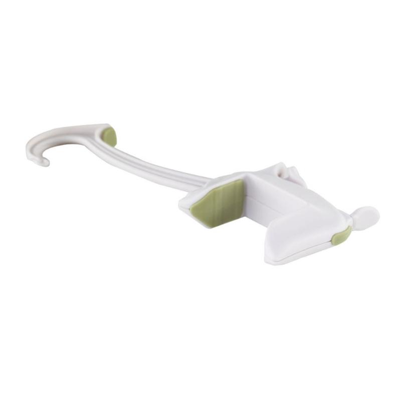 

Захист від защемлення пальців на дверях для безпеки дітей, Дитячий стопор для дверей, Регульована ручка-важіль для дверей для домашніх тварин, Чудовий замок для дверей для собаки 1