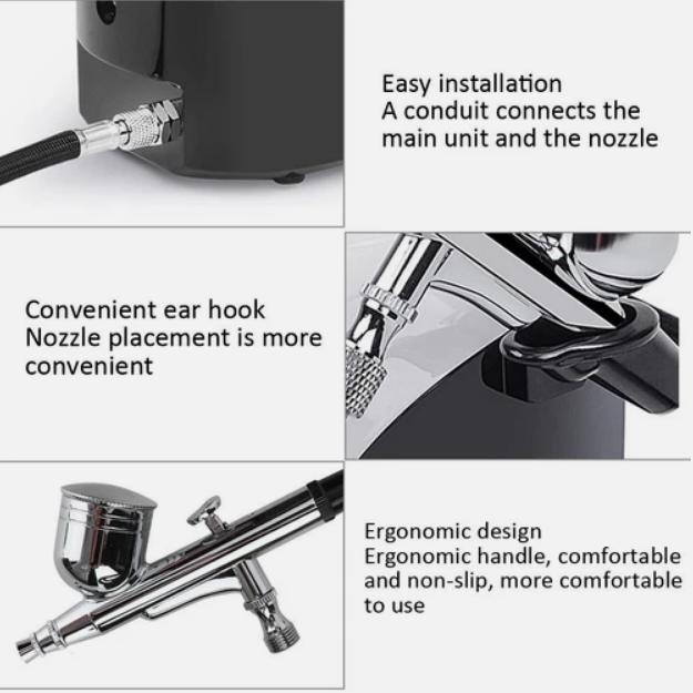 Nano Moisturizing Oxygen Sprayer Machine - 3-Speed Adjustable Facial Airbrush for Professional Skin Rejuvenation & Hydration | Home & Salon Use