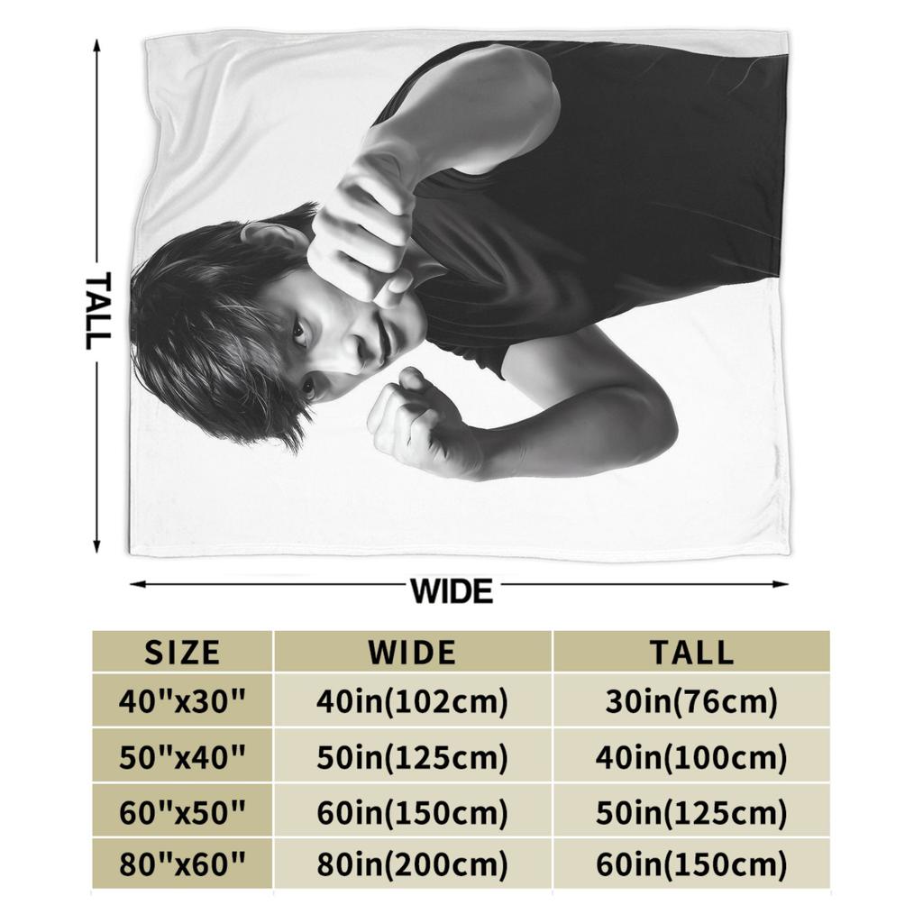Lee Byung hun  Blanket  Soft Novelty Plush Throw Blanket For Kids Adult Living Room Flannel Bedspread Bed Cover