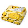 Yellow Rubber Duck   Blanket Quality Super Warm  Bedding Throws Winter Boy Girl Bedroom Print Bedspread