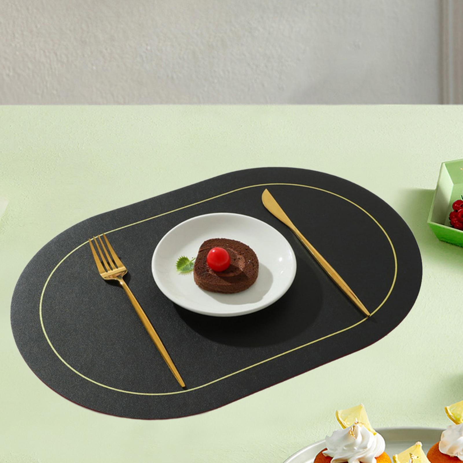 Dining Table Placemat Set balck