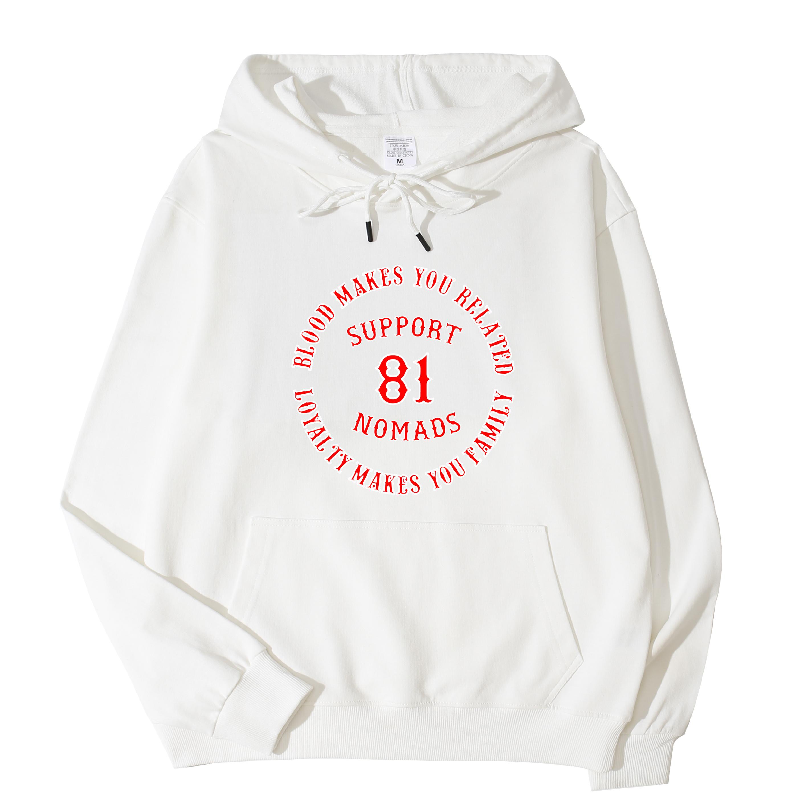 Толстовка унисекс с капюшоном Support 81 Nomads Hells Angels Лидер продаж N14 3XL