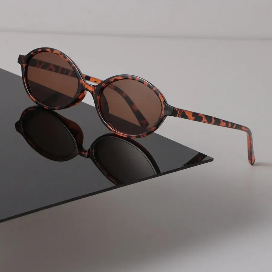 

Fashion Round Sunglasses Women Men Retro Designer Mirror Oval Sun Glasses Female Male Small Frame Sun Glasses Other