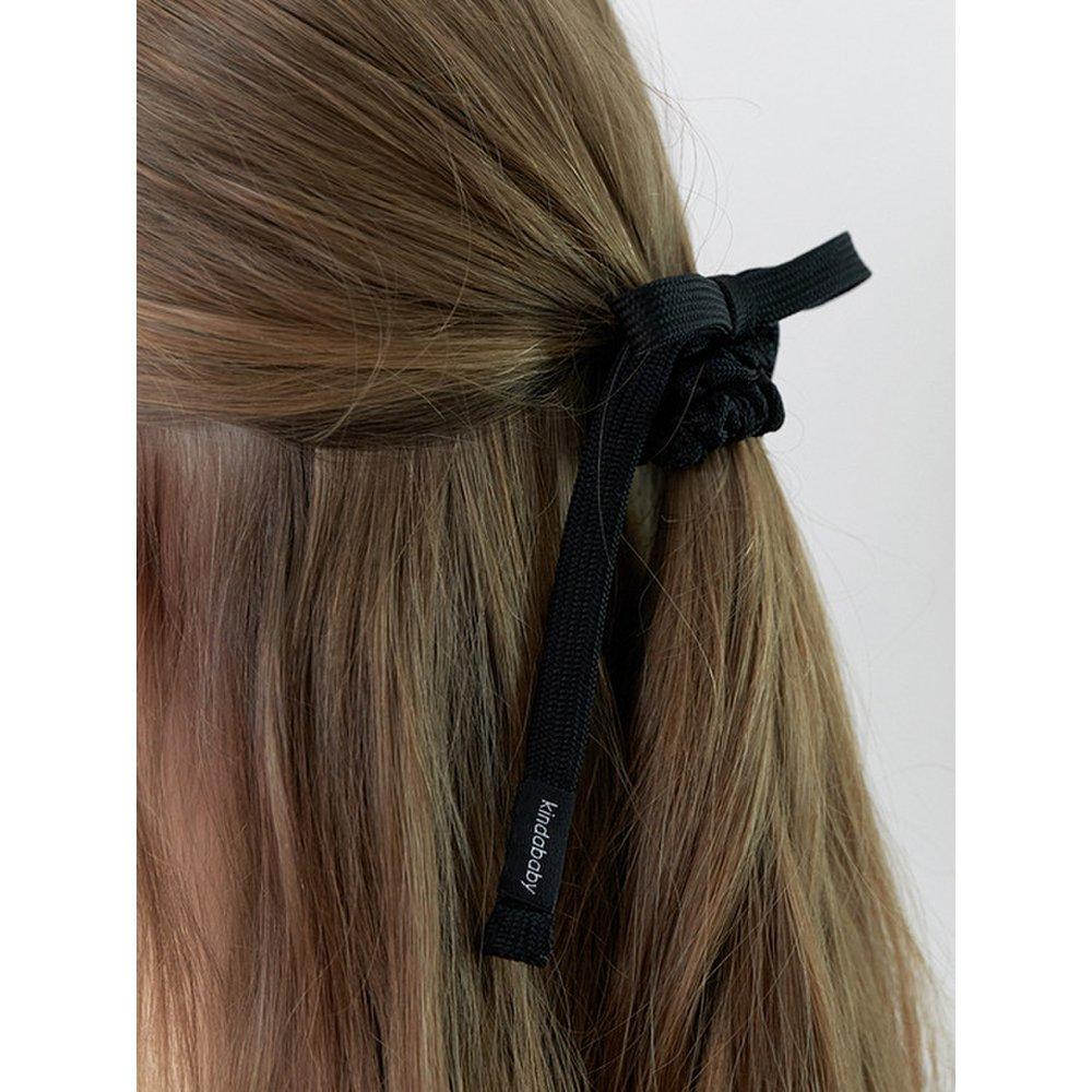 Essential Ribbon Line Scrunch - Black