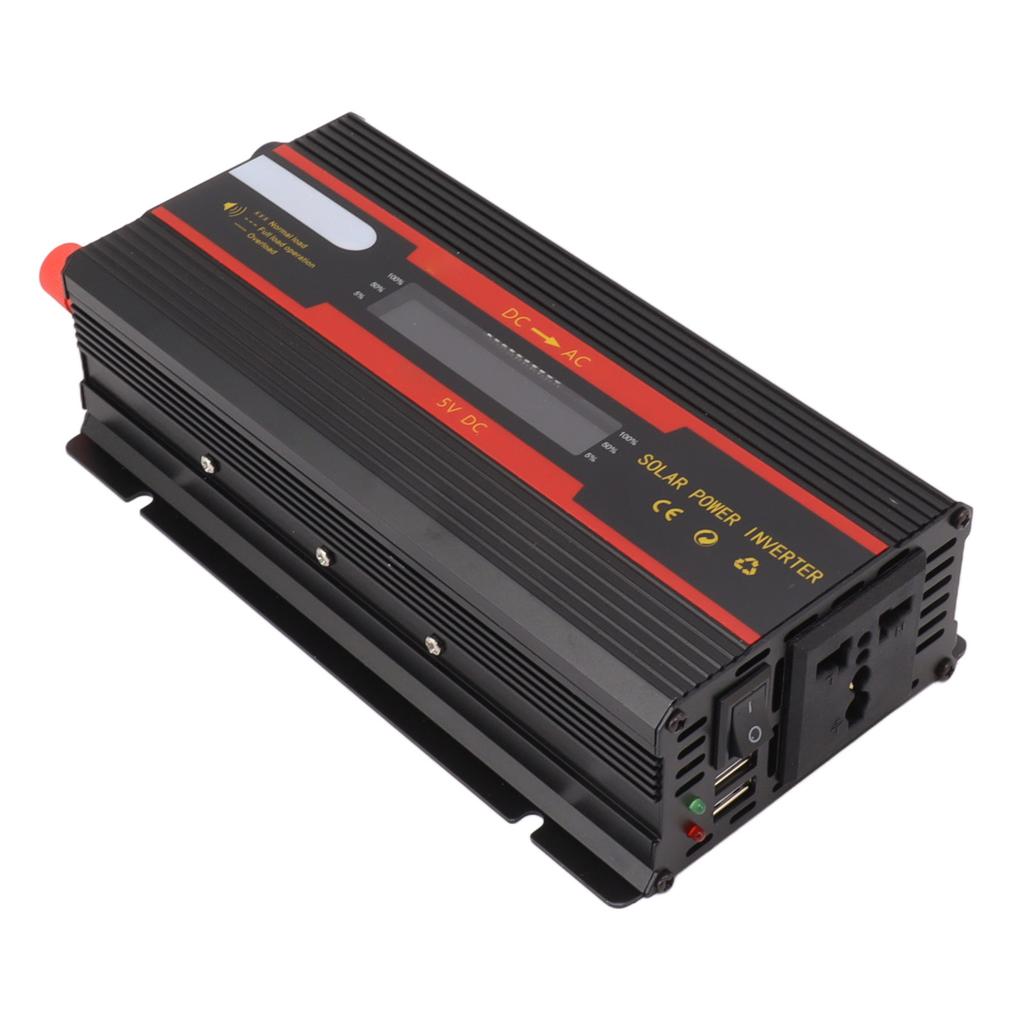 1000W Power Inverter Universal Dual Voltage 12V 24V?220V Car Solar Power Inverter with LCD Display