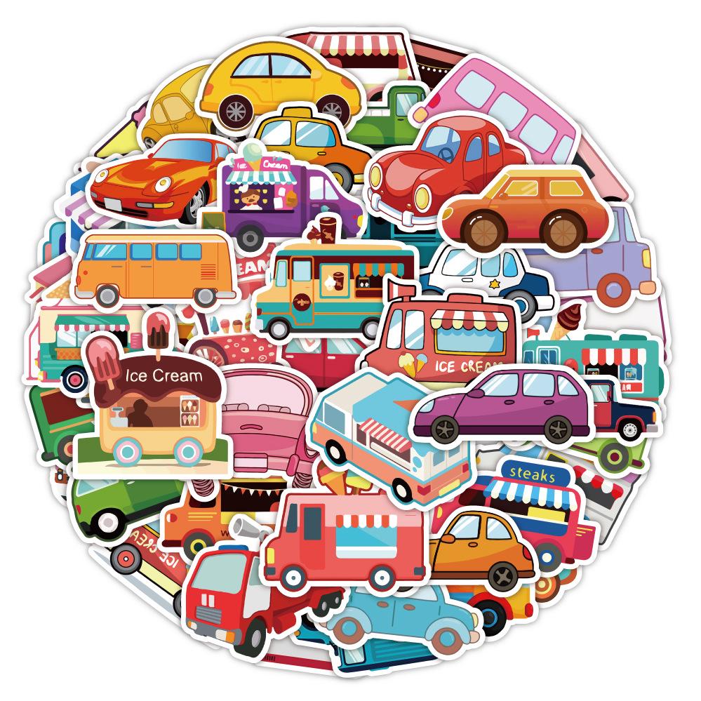 60-Piece Cute Animal Graffiti Sticker Set for Phone Cases, Water Bottles, and Laptops