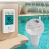 Kabellose Poolthermometer mit Doppel-Sonden, Solarbetriebene Temperaturmessgeräte für die Innen- und Außentemperaturüberwachung
