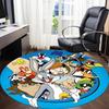 1pc Looney Tunes Office Round Area Rug, Under Office Chairs Bedroom Living Room Home Decor, Room Decoa1016162