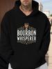 Bourbon Whisperer Rustic Glass Art Casual Hoodies