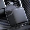 All In One Car Air Vent PU Leather Storage Bag for Essentials
