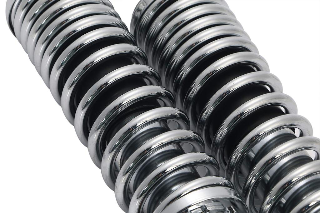 LK SHOP Suspension Rear 280mm Monkey Gorilla Silver Plated Set of 2 with Installation Instructions