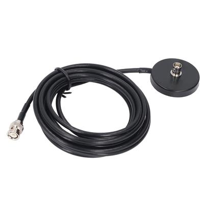 BNC Magnetfuß, BNC Buchse auf Stecker Magnetfuß mit 5m RG58 Koaxialkabel, für CB-Funkgeräte, Autoradios und Zwei-Wege-Funkgeräte