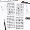 seimeinoki Clear Transparent Cute Cat Silicone Transparent Diary DIY Stamp Block For Stamps, Stamps, Patterns, Material, Seals, Making, Handmade,