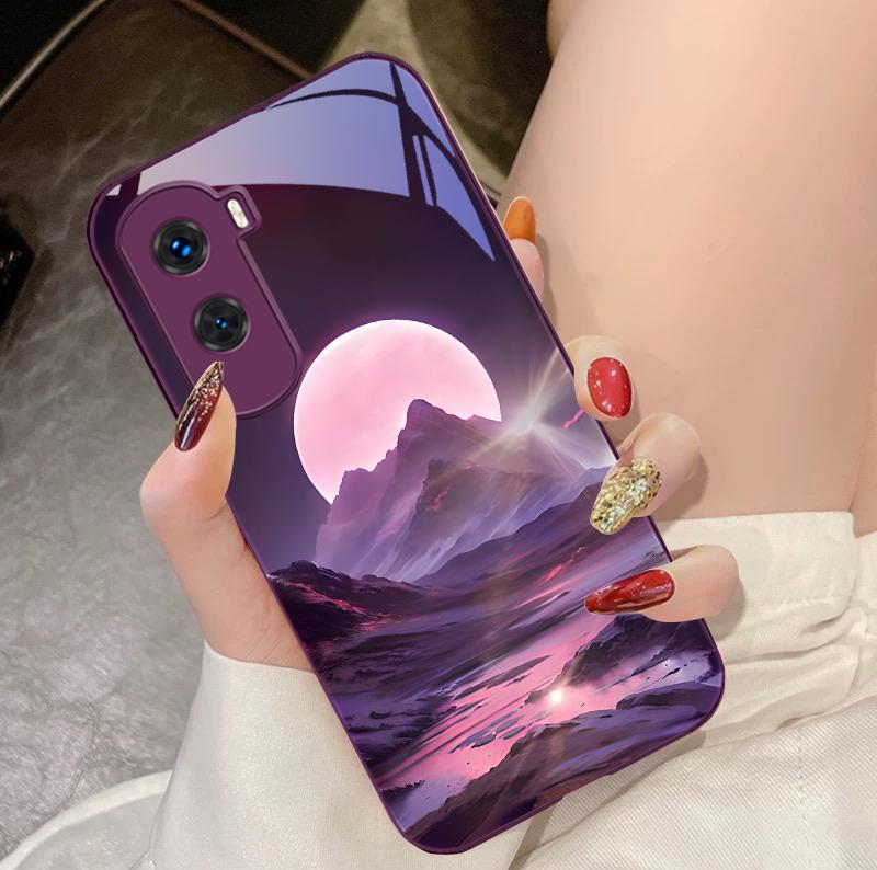 

Mountain And River Day For Honor 200 90 8X 9X Pro Lite P50 P40 Nova 10 11i P60 Magic4 6 Mate 20 50 Tempered Glass Phone Case For Huawei P40 Pro