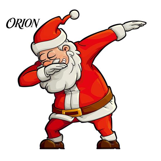 Waterproof Christmas Car Sticker Santa Claus Gesture Sticker, PVC Decal, Self Holiday Party Adhesive Exterior Accessories for Auto Body Windows