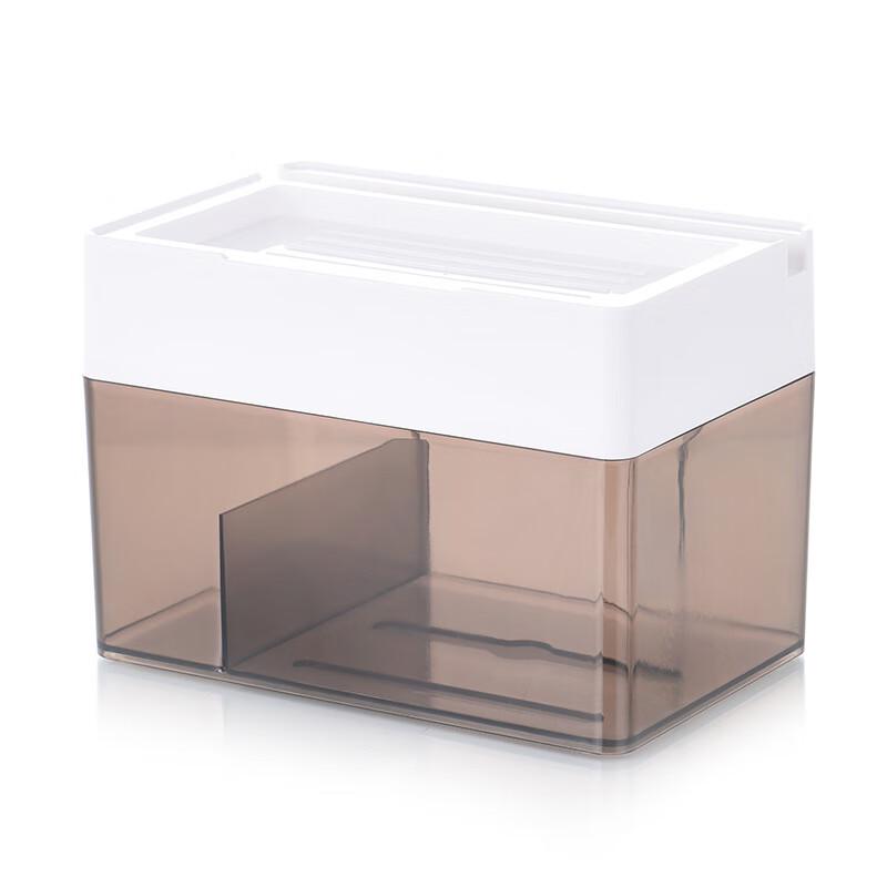 Waterproof Wall-Mounted Tissue Box with Shelf and Storage