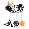 Newborns Spiral Hanging Activity Stroller Toy Baby Carseat Toy Black & White Lion Koala Rattle  for Crib Mobile Sensory Toy Gift