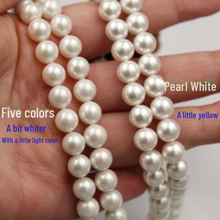 

Разноцветные ракушки и жемчужные бусины для изготовления украшений и аксессуаров своими руками 12mm (approx. 33 beads)