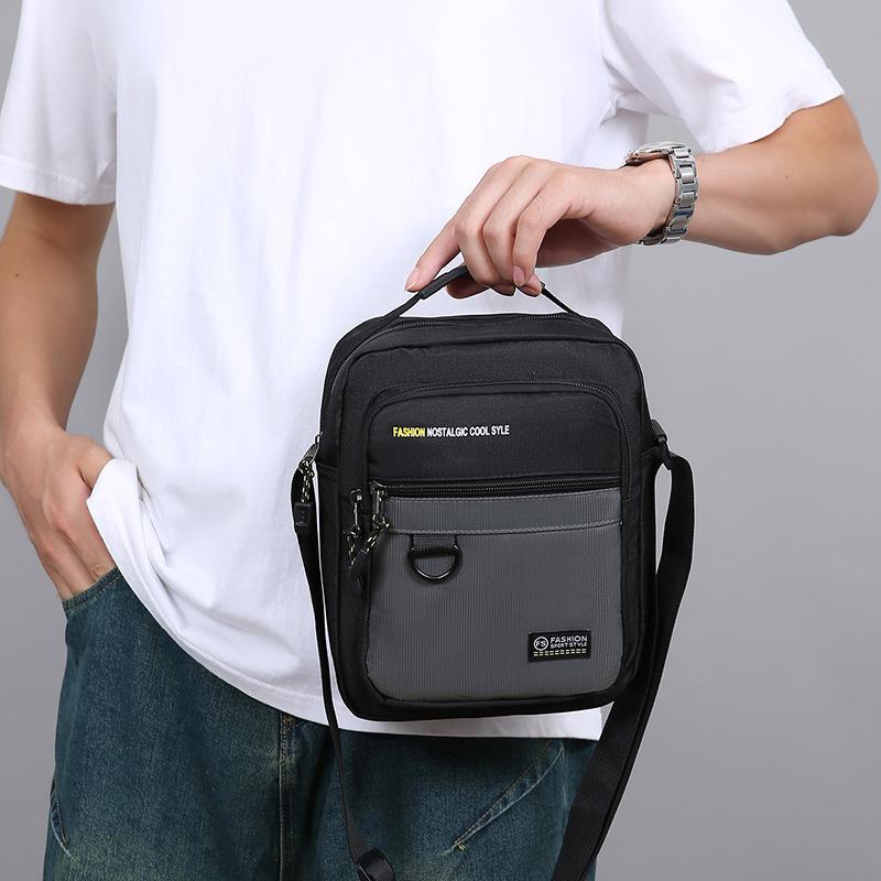 Men's Shoulder Bag New Casual Men's Bag Waterproof Outdoor Multi-Functional Crossbody Bag