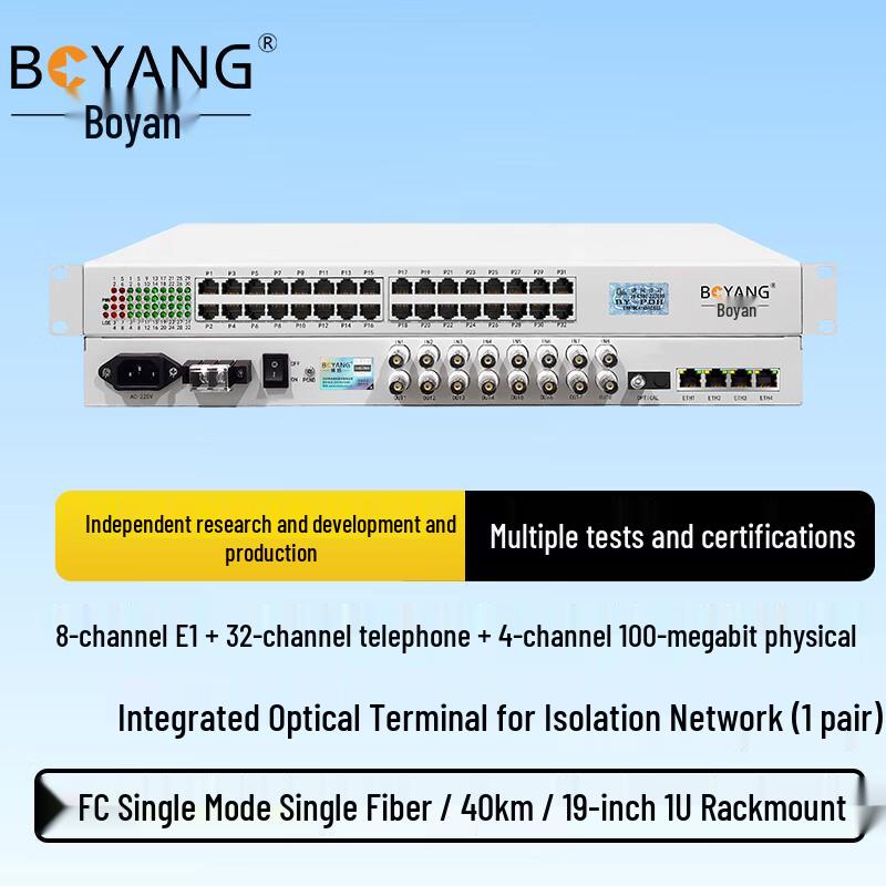 Boyang Multi-Service Optical Fiber Transceiver