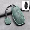 Leather Car Key Case Cover for Ford Edge Fusion Mustang Explorer F150 F250 F350 Ecosport Edge S-MAX Ranger for Lincoln Mondeo