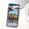 Cartoon Anime Tiere Handyhülle Für Samsung A73 A72 A71 A55 A54 A53 A52 A51 A13 A22 A16 A15 A12 A14 A26 A07 5G Schwarz