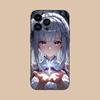 ReZero Emilia Waifu Mobile Phone Case for iPhone 17 16 15 14 13 12 11 X XR XS 8 7 Air Pro Max Plus Mini Colorful Cover Luxury