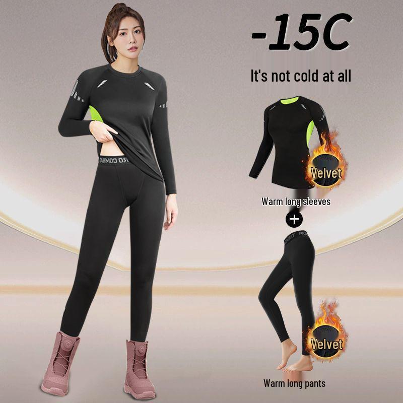 Women's Quick-Dry Yoga Suit: Long-Sleeve Winter Running & Outdoor Sports Top