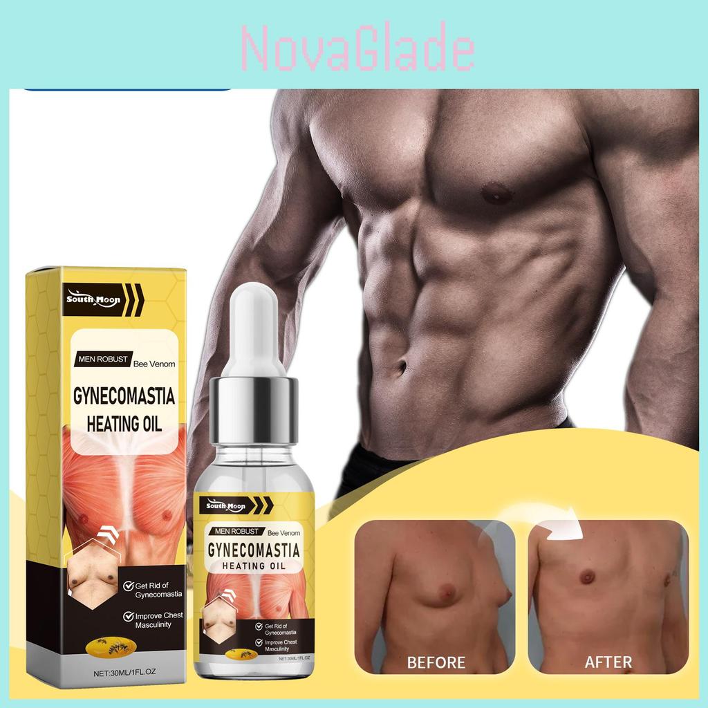 Premium South Month Men's Chest Muscle Care Oil For Firm Skin And Enhanced Elasticity