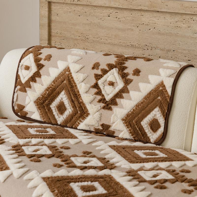 Fixed Anti Slip One-piece Sofa Cushion Soft and Breathable Autumn and Winter Sofa Cover Cloth Bohemian Style Machine Washable