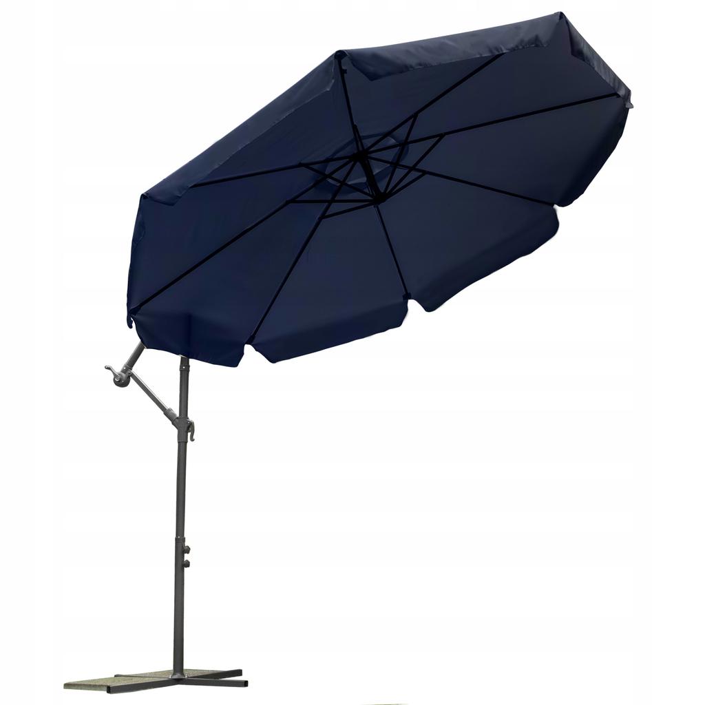 3M Blue and Navy Blue Cantilever Umbrella