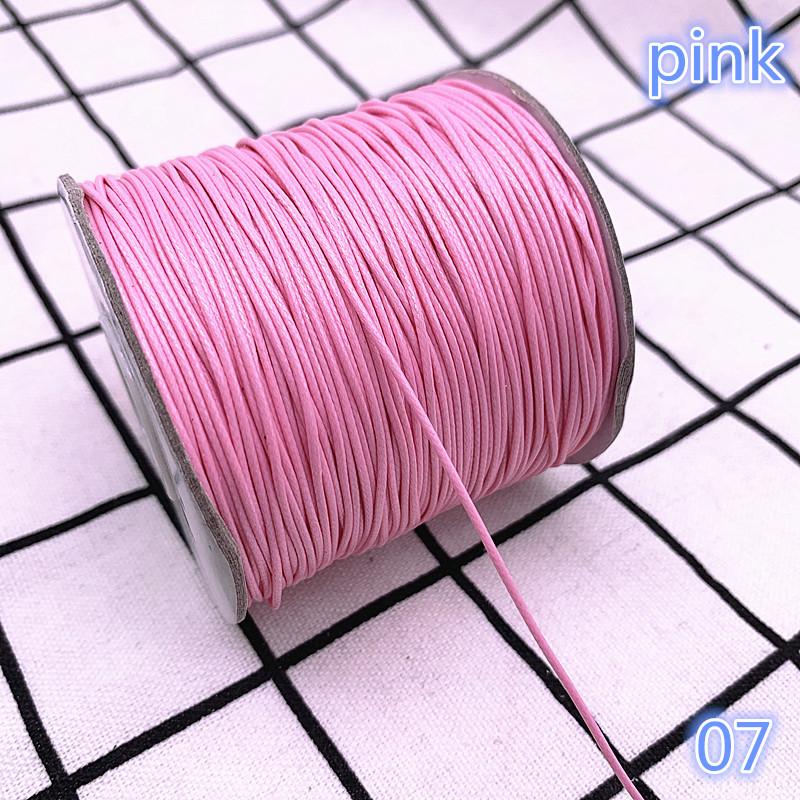 0.5 0.8 1.0 1.5 2.0mm Waxed  Cord Waxed Thread Cord String Strap Necklace Rope Bead DIY Jewelry Making for Bracelet