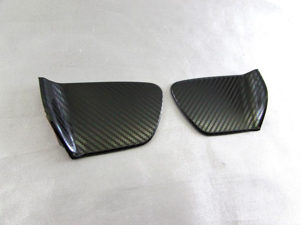 BRIGHTZ S660 JW5 Edelstahl Innentürgriffabdeckung, Platte, 2-teilig, Kohlefaser-Finish [INS-DHC-260] W W5 5 S 660