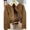 Korean Style Light Temperament Fleece-Lined Lamb Wool Coat for Women - Ins Fashion, Age-Reducing, Thickened for Fall/Winter