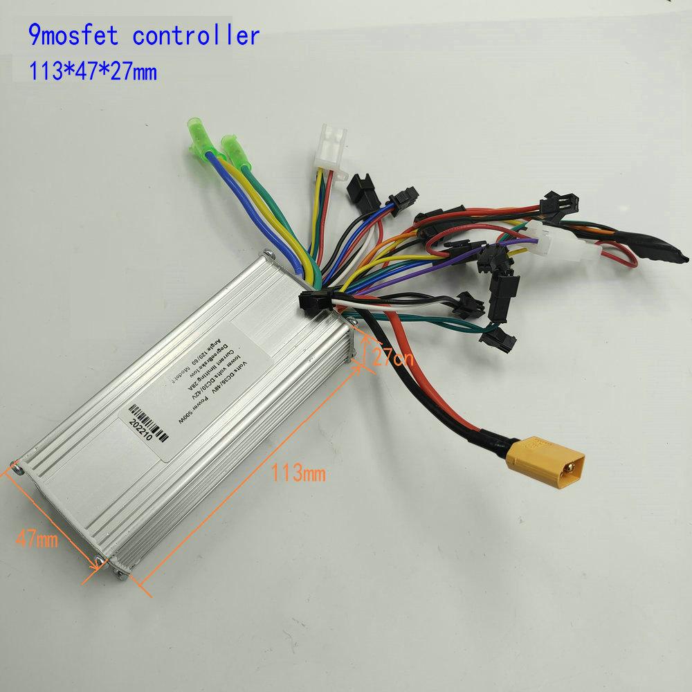 Electric Scooter Instrument L081 Color Screen+Finger Shifter Dial+Small Controller 500W 9MOSFET 36v48v60v18-28A E-BIKE DISPLAY
