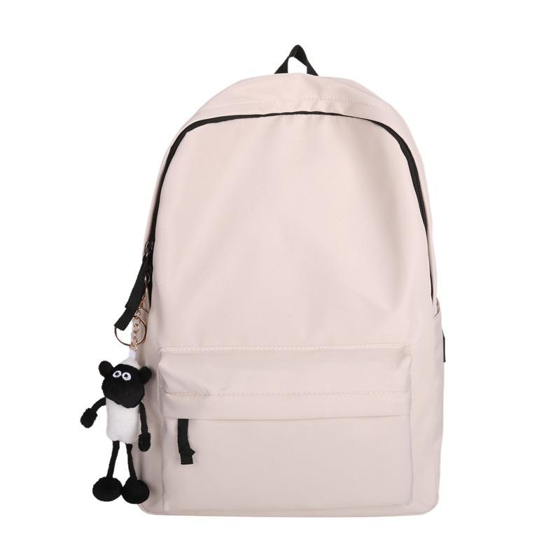 Backpack Men's Simple Large Capacity Travel Backpack Women's Casual Junior High School Student High School Student School Bag Men