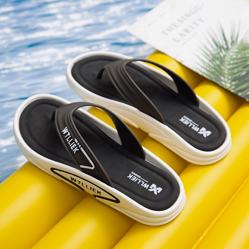 Men s 2025 Summer Flip-Flops - Casual Korean Style Outdoor Beach Toe Post Sandals 40-41
