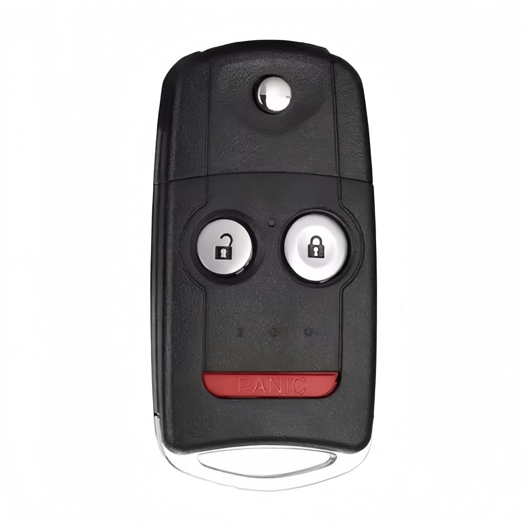 Xjmynb For Honda Acura Civic Dio Accord Jazz Odyssey Crv Hrv 2/3/4 Buttons Replacement Flip Remote Car Key Shell Case Housing
