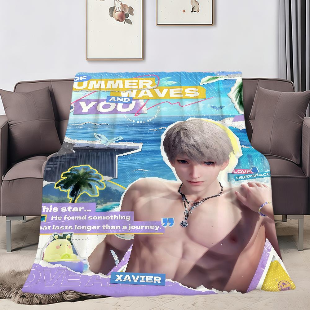 Sylus Poolside Memory Love and Deepspace Flannel soft warm plush blanket sofa living room pet hogar bed gift home Car portable