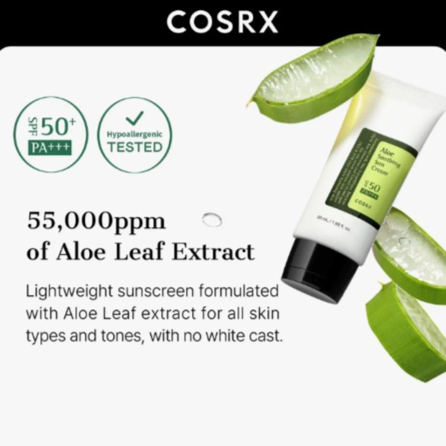 COSRX Aloe Soothing Sun Cream 50ml SPF50+ PA+++